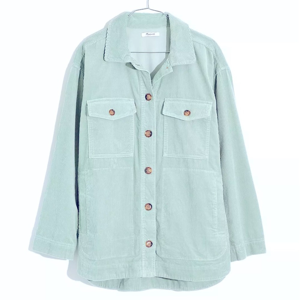 Madewell Over-Sized Corduroy Shirt-Jacket
